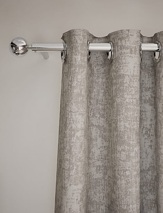 Tonal Textured Pencil Pleat Curtains