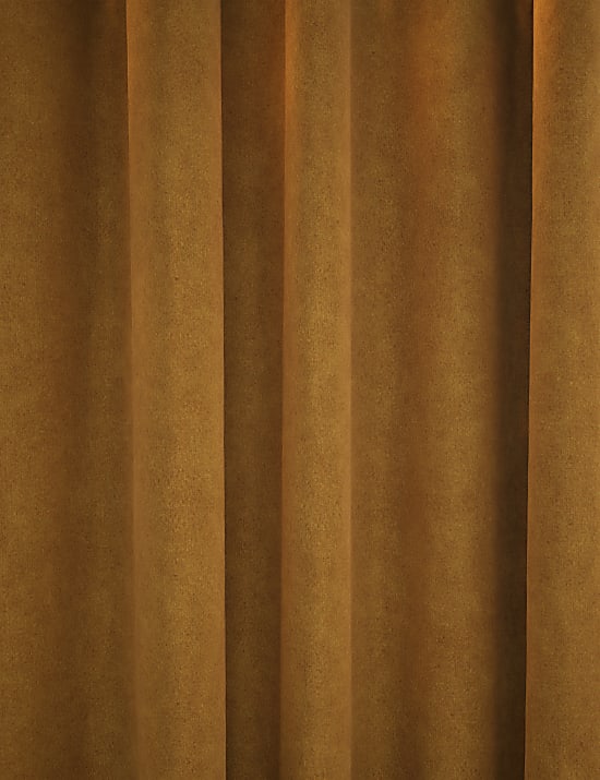 Velvet Pencil Pleat Curtains