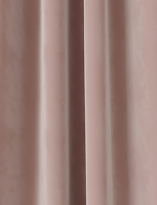 Velvet Eyelet Curtains