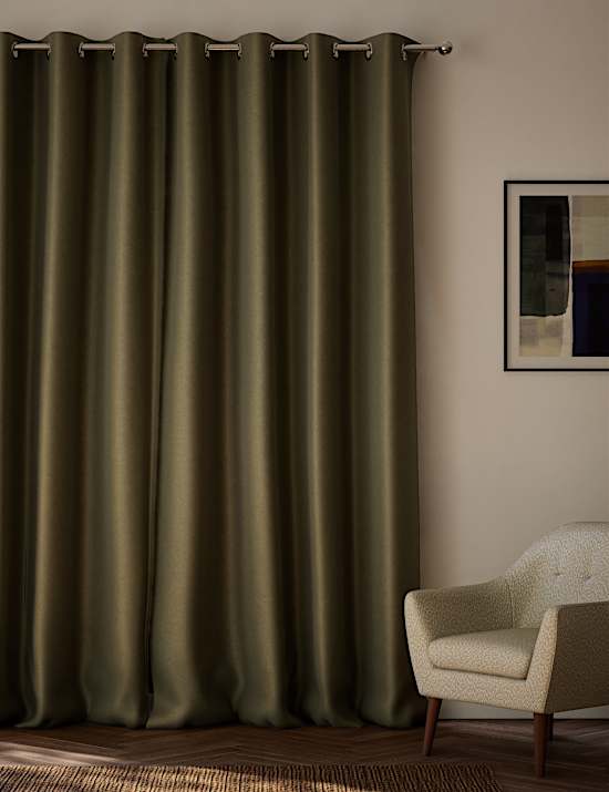 Cortinas de terciopelo con ojales