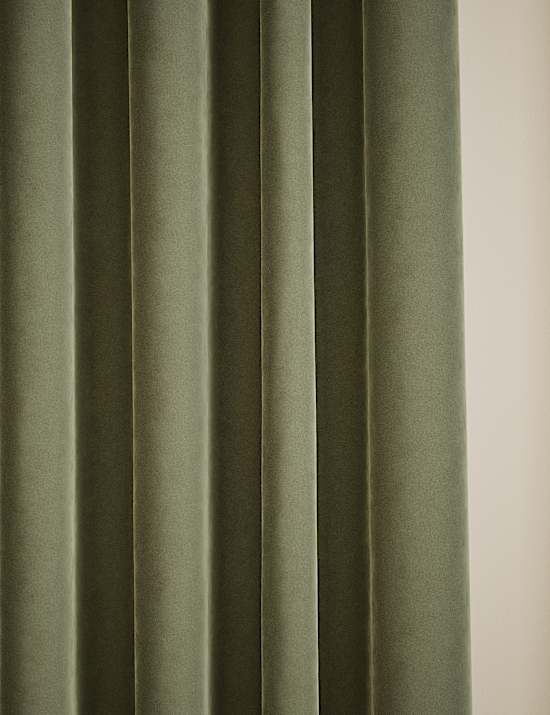 Velvet Eyelet Curtains