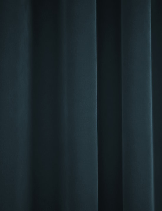 Velvet Eyelet Curtains