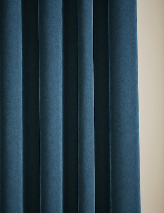 Velvet Eyelet Curtains