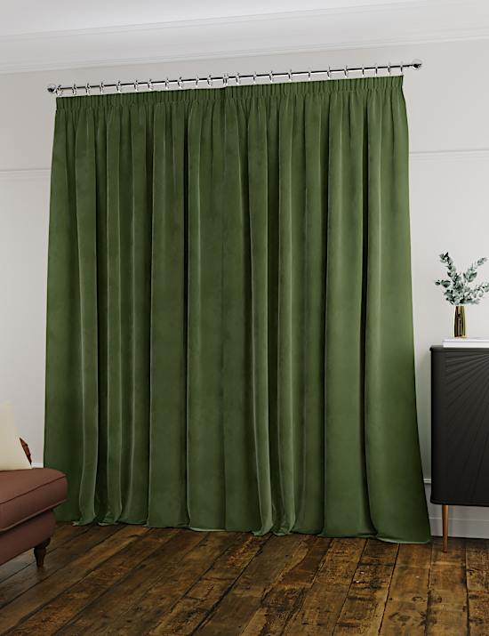 Tirai Lipit Beludru Ultra Termal