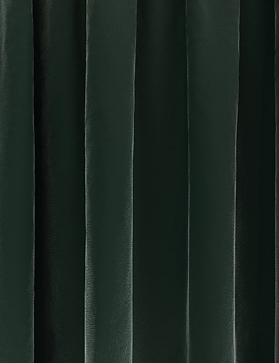 Velvet Pencil Pleat Ultra Thermal Curtains