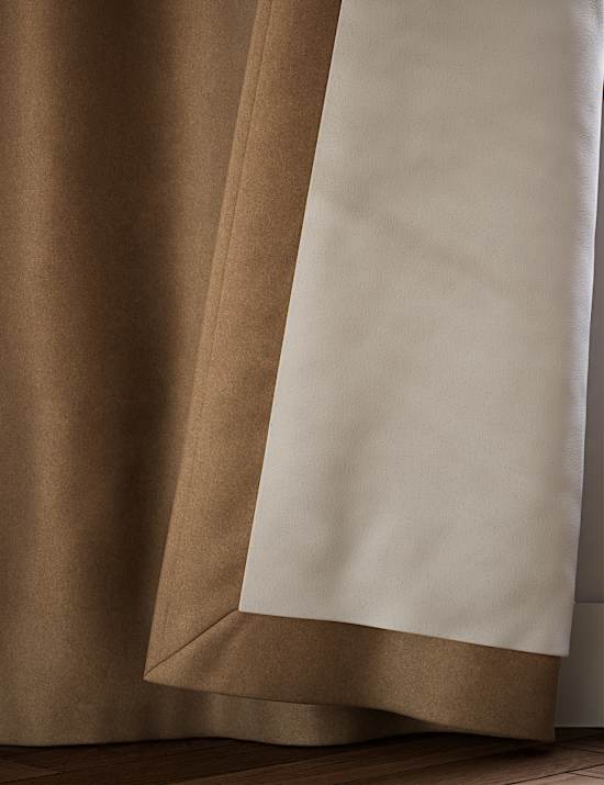 Velvet Pencil Pleat Ultra Thermal Curtains
