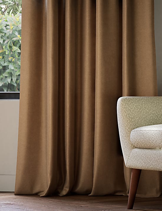 Velvet Pencil Pleat Ultra Thermal Curtains