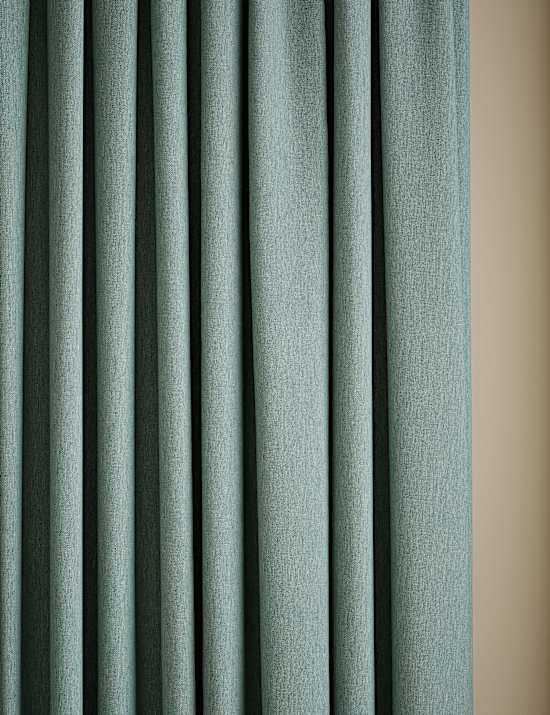 Brushed Pencil Pleat Blackout Thermal Curtains