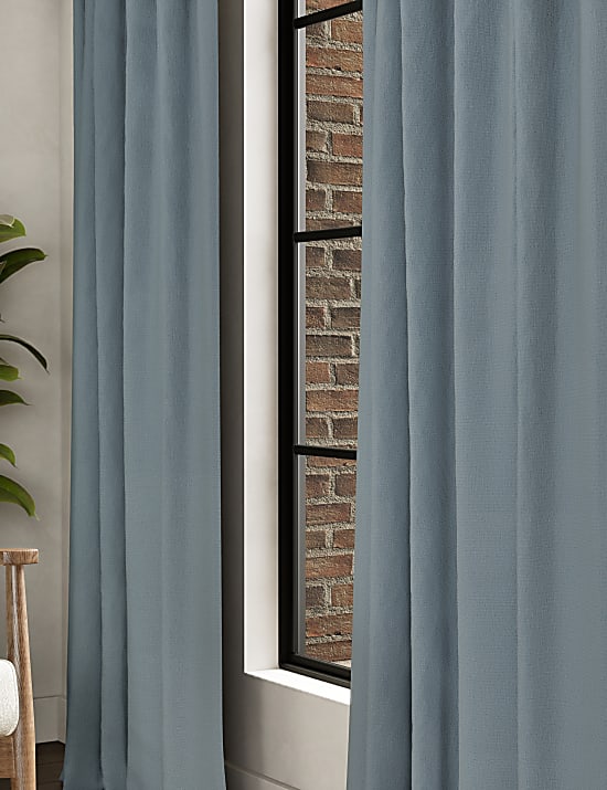 Tirai Lipit Termal Halus Pemblokir Cahaya