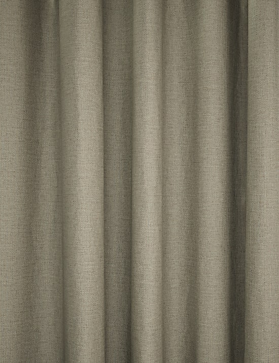 Brushed Pencil Pleat Blackout Thermal Curtains