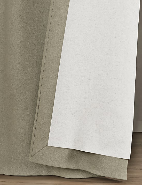 Tirai Lipit Ultra Termal Halus Pemblokir Cahaya