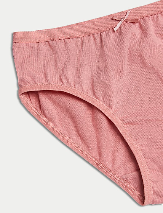 10pk Cotton with Stretch Knickers (2-14 Yrs)