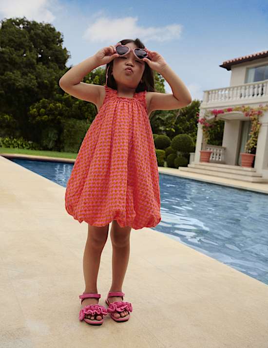 Kleid aus reiner Baumwolle mit Gingham-Muster (2&ndash;10 J.)