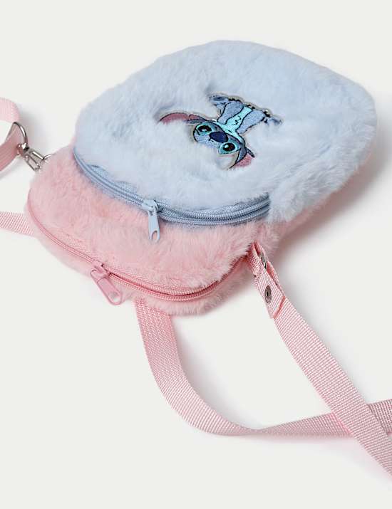 Bolso estilo bandolera para teléfono con pespuntes de Lilo y Stitch