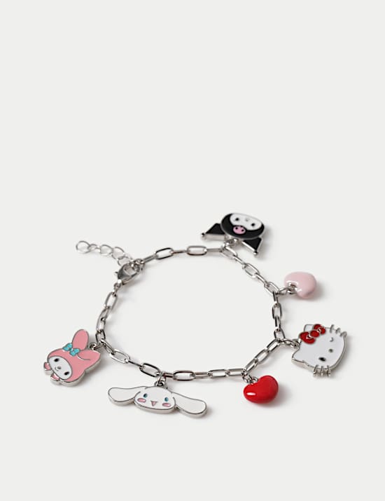Pulsera con colgante de Hello Kitty y sus amigos