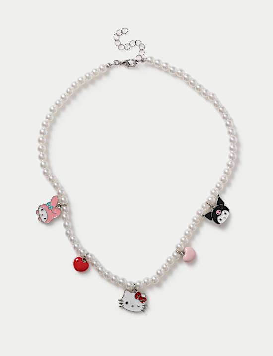 Collar con colgante de Hello Kitty y sus amigos
