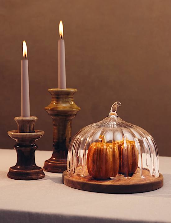 Reactive Glaze Ceramic Small Candle Holder