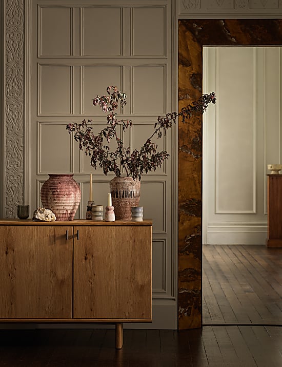 Grote vaas met structuur