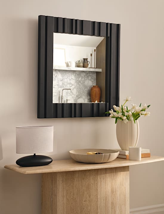 Wide Stripe Decorative Ceramic Centrepiece