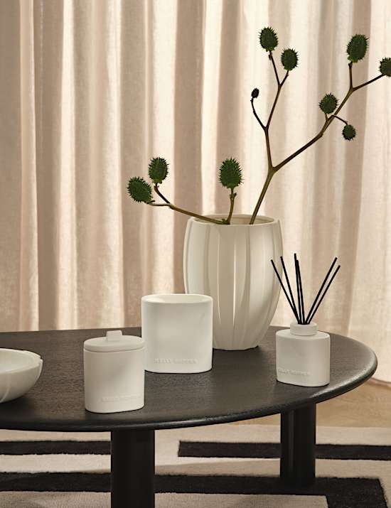 Wide Stripe Ceramic Vase