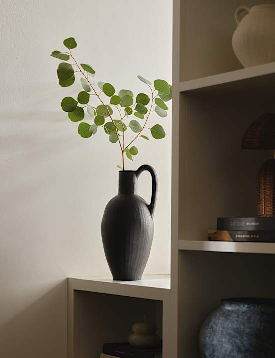 Large Textured Ceramic Jug