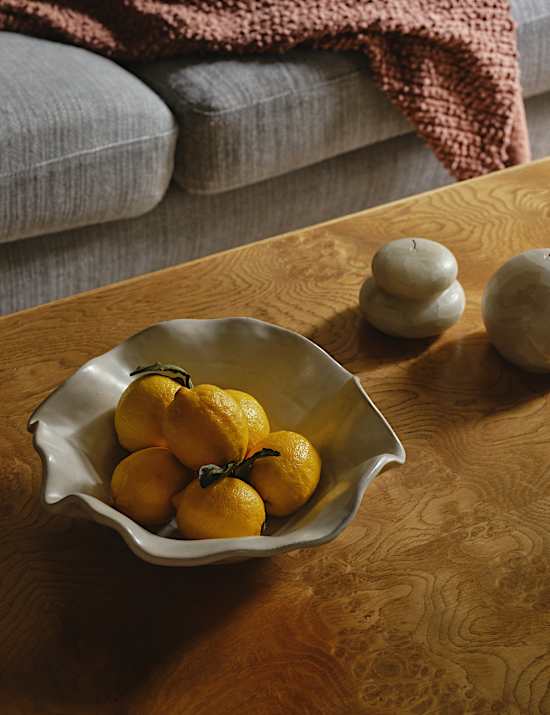 Ceramic Handkerchief Decorative Centerpiece