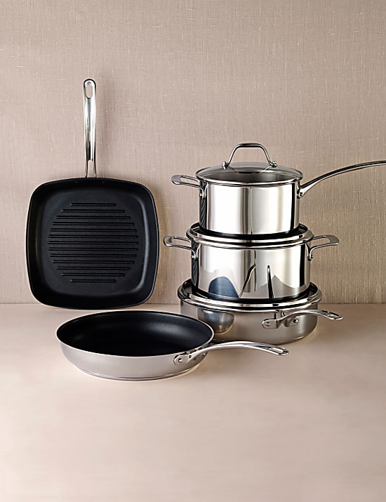 Stainless Steel 20cm Large Saucepan