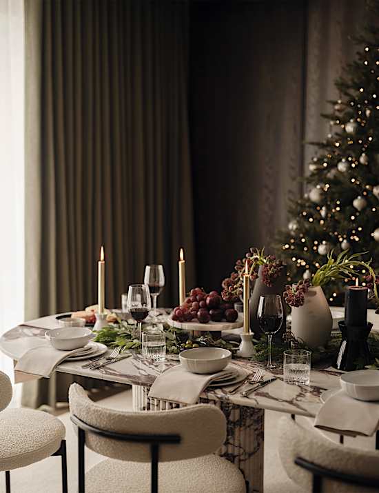 12 Piece Textured Dinner Set