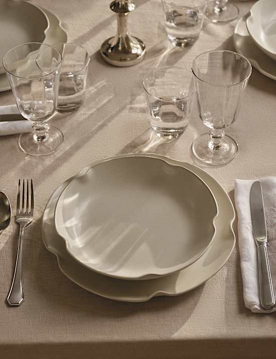 Set of 4 Soda Optic Wine Glasses