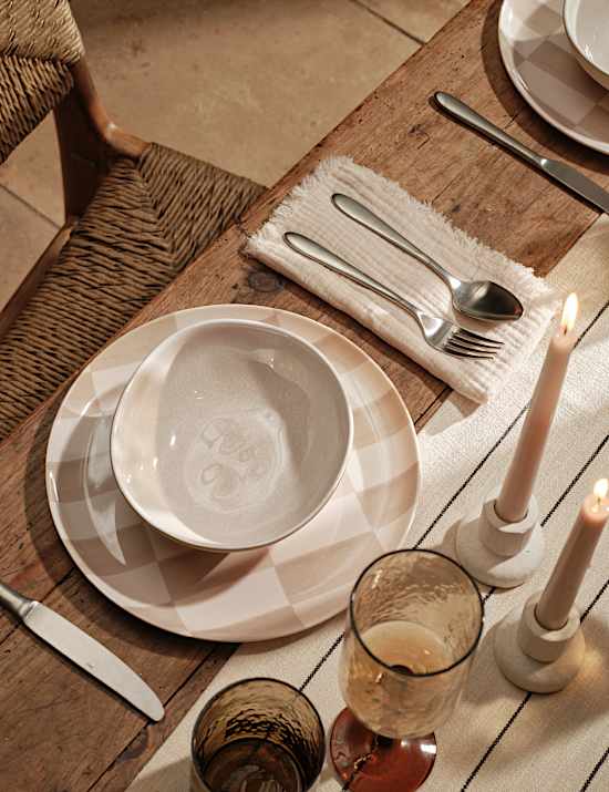 4er-Set Picknick-Müslischüsseln mit reaktiver Glasur