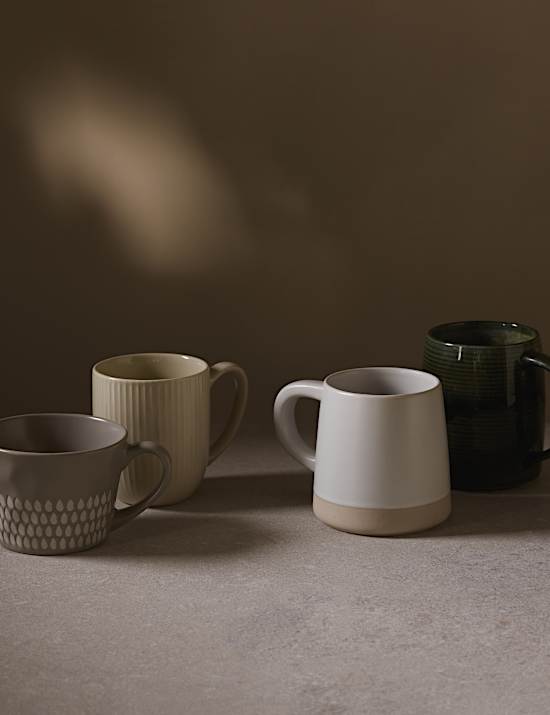 Textured Wax Resist Mug