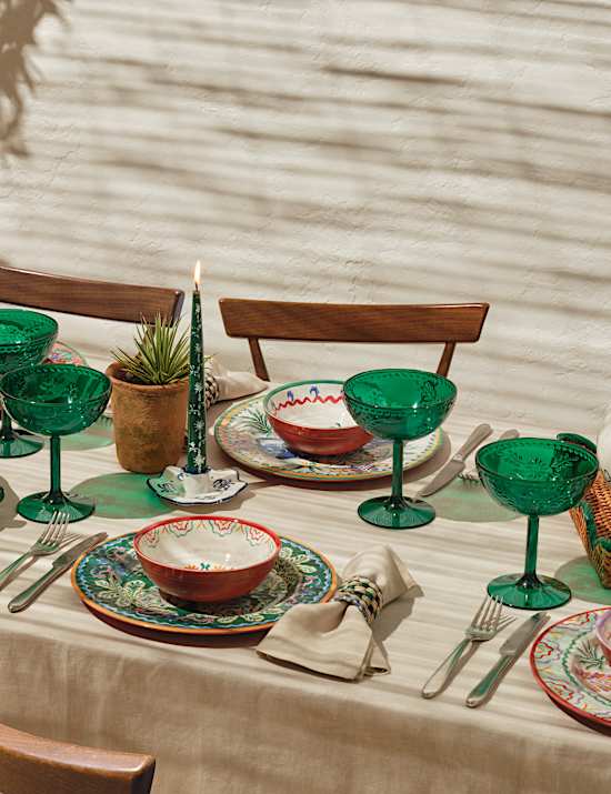 Set of 4 Boho Picnic Cereal Bowls