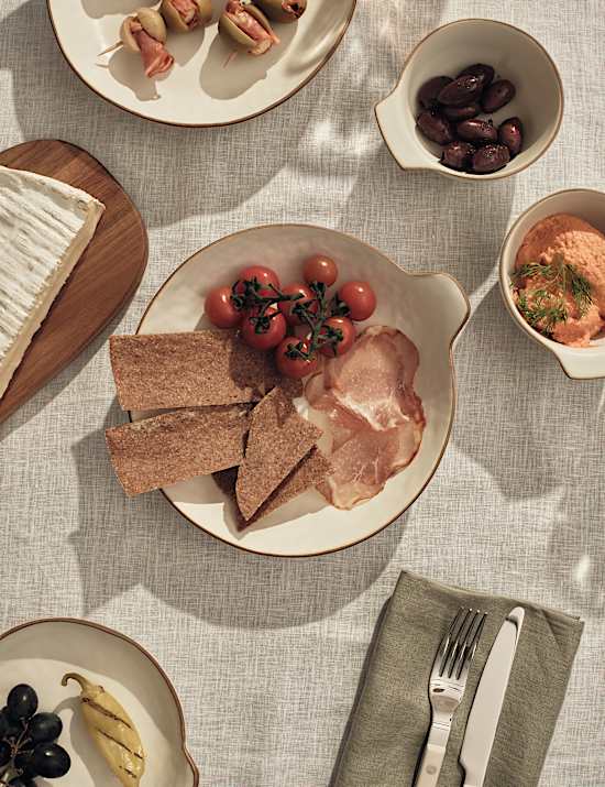 Picky Bits Stoneware Handle Serving Plate