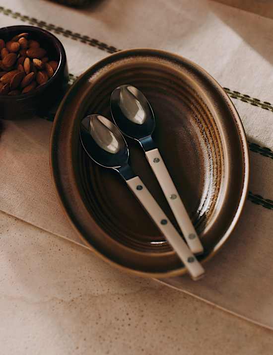 Small Textured Oval Serving Platter