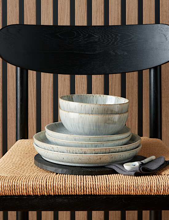 12 Piece Halo Speckle Dinner Set