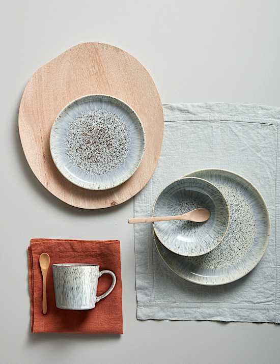 12 Piece Halo Speckle Dinner Set