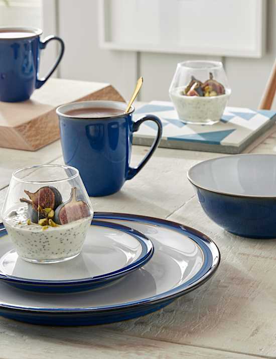 12 Piece Imperial Blue Dinner Set