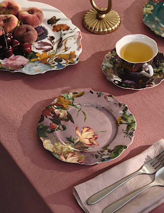 Floral Porcelain Platter