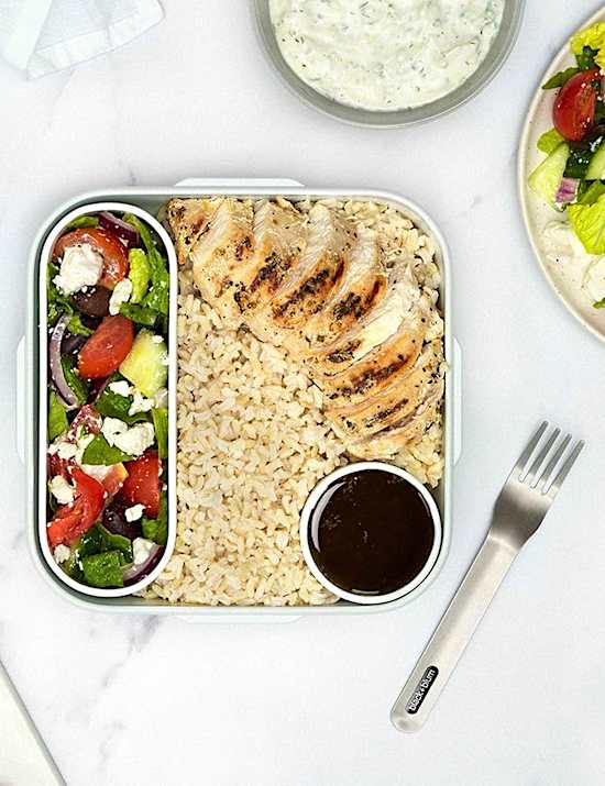 Lunchbox aus Edelstahl