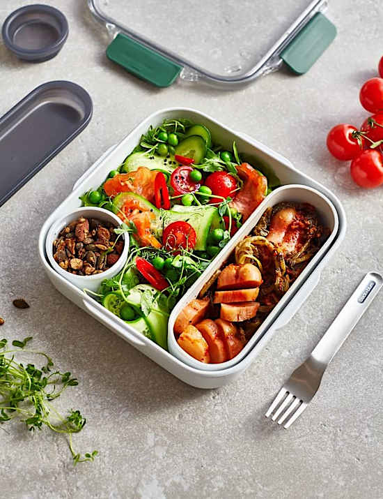 Lunchbox aus Edelstahl