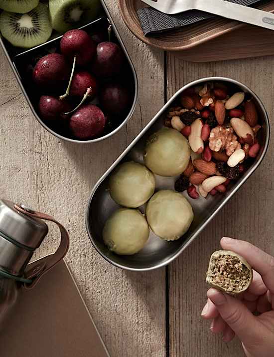 2er-Set Bento-Boxen aus Edelstahl