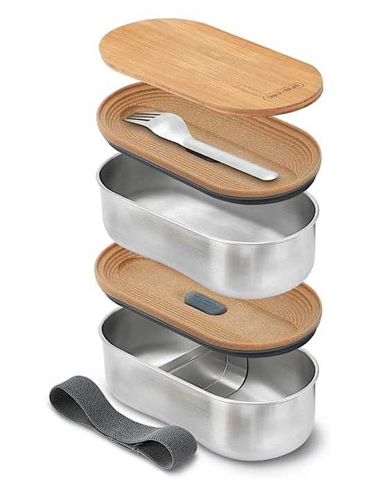 2er-Set Bento-Boxen aus Edelstahl