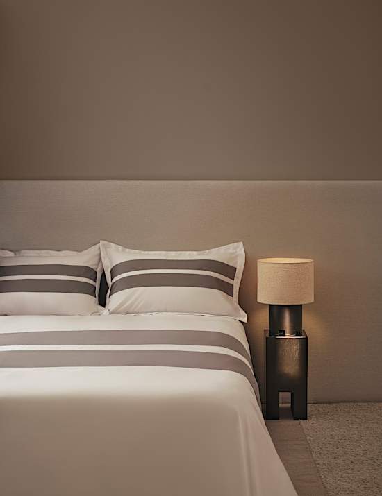 Sateen Stripe Bedding Set