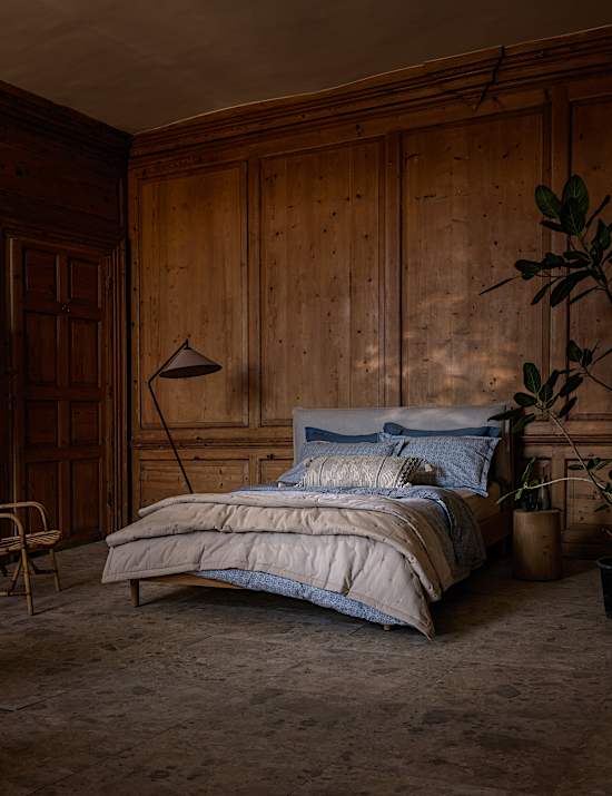 Seprai Katun dengan Linen