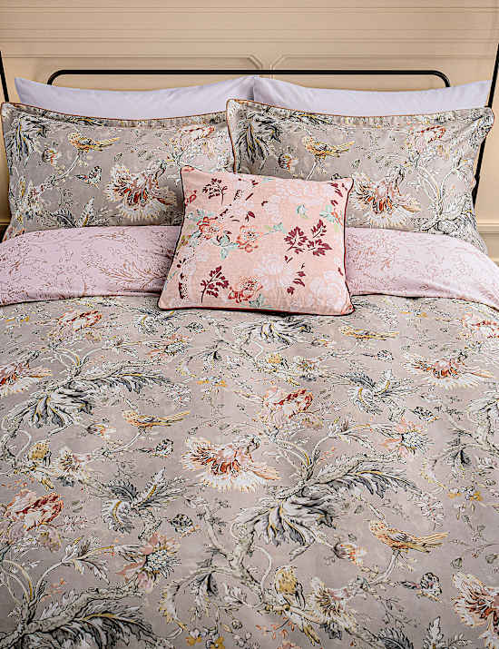 Pure Cotton Sateen Suffolk Garden Bedding Set
