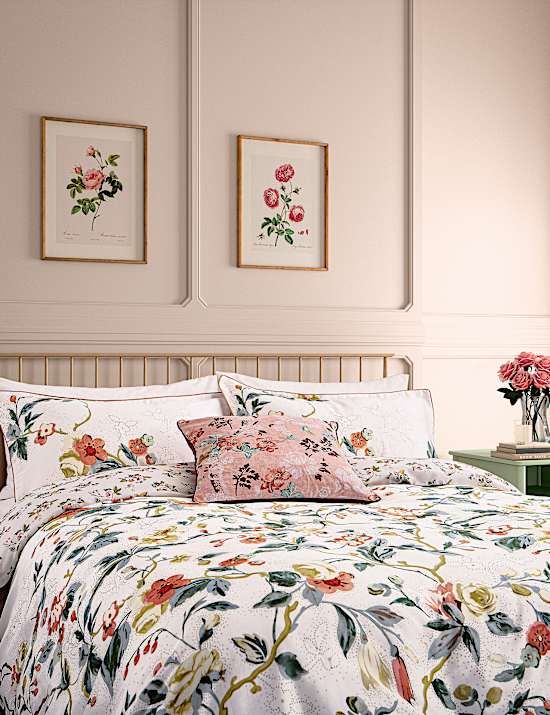 Pure Cotton Sateen Craven Street Bedding Set
