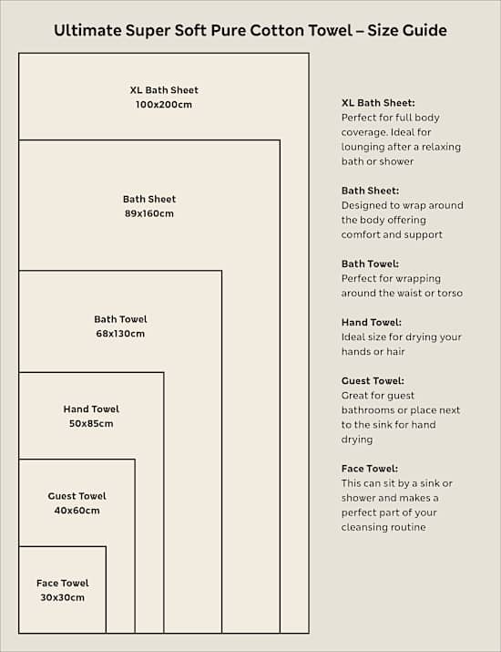 Ultimate Super Soft Pure Cotton Towel