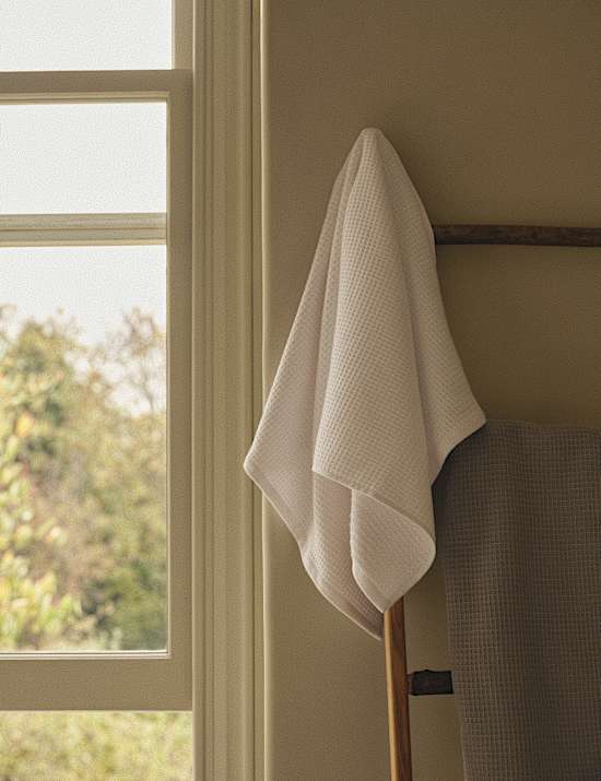 Pure Cotton Waffle Towel