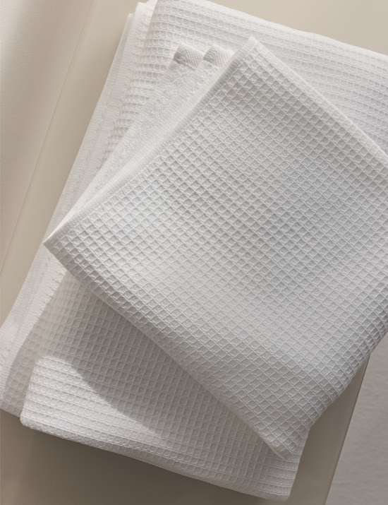 Pure Cotton Waffle Towel
