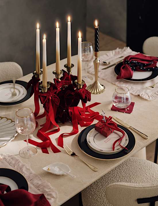 3pk Velvet Hanging Bow Decorations